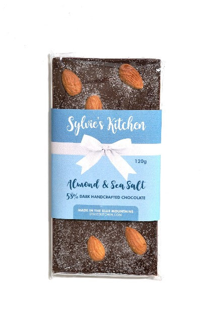 A unique blend of balanced dark chocolate with crunchy hand-roasted almonds topped with a touch of sea salt creates a combination of bitterness and fresh fruity aromas. This nutritious, gluten, dairy, wheat, & egg-free snack is our best-selling bar!
